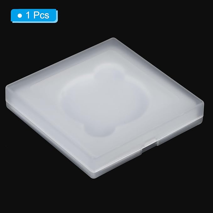 PATIKIL 55mm Lens Filter Case, 1pcs Camera Filter Case Portable Lens Filter Box Water Resistant Dustproof Plastic for Photography Filter Storage