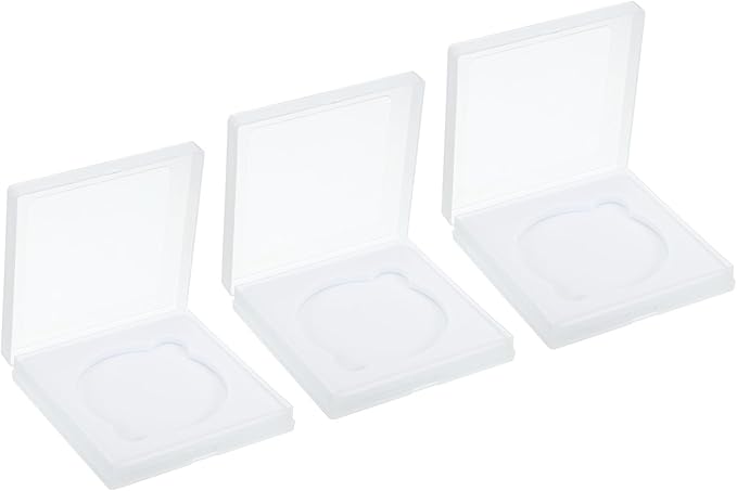 PATIKIL 77mm Lens Filter Case, 3pcs Camera Filter Case Portable Lens Filter Box Water Resistant Dustproof Plastic for Photography Filter Storage