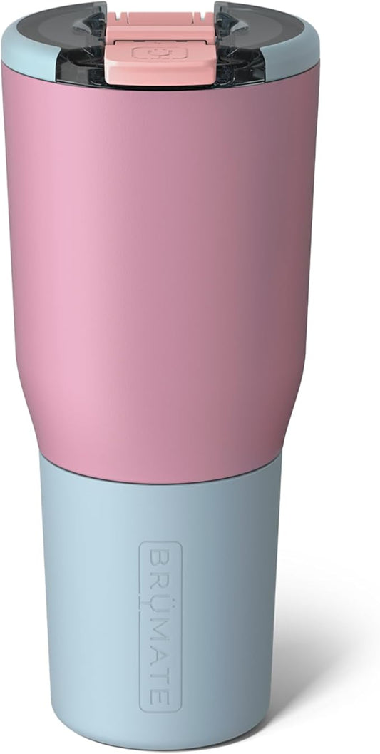BrüMate Nav 35oz 100% Leak Proof Insulated Travel Tumbler with Magnetic BevLock™ Lid - Double Wall Cup-Holder Friendly Stainless Steel Mug (Eclipse)