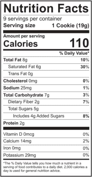 Emmy's Organics Peanut Butter Coconut Cookies, 6 oz (Pack of 8)