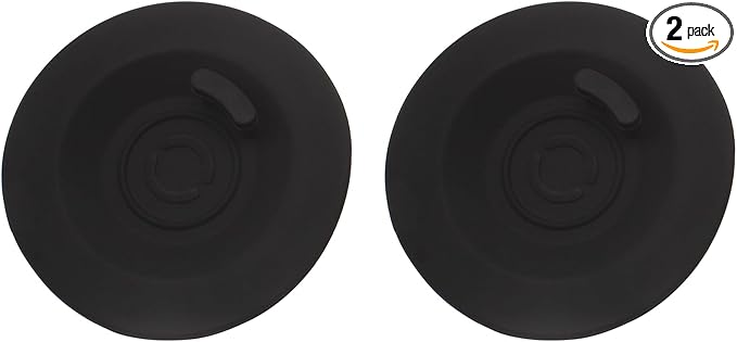 2PCS Espresso Backflush Disc 58mm Silicone Coffee Machine Accessories Black Espresso Machine Cleaning Kit for Espresso Machine