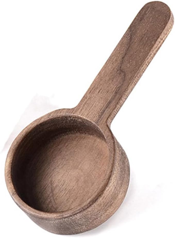 Coffee Spoons,CISHNOU Wooden Tablespoon Scoop Wooden Coffee Ground Spoon Measuring for Ground Beans or Tea Soup Cooking Mixing Stirrer Kitchen Tools Utensils