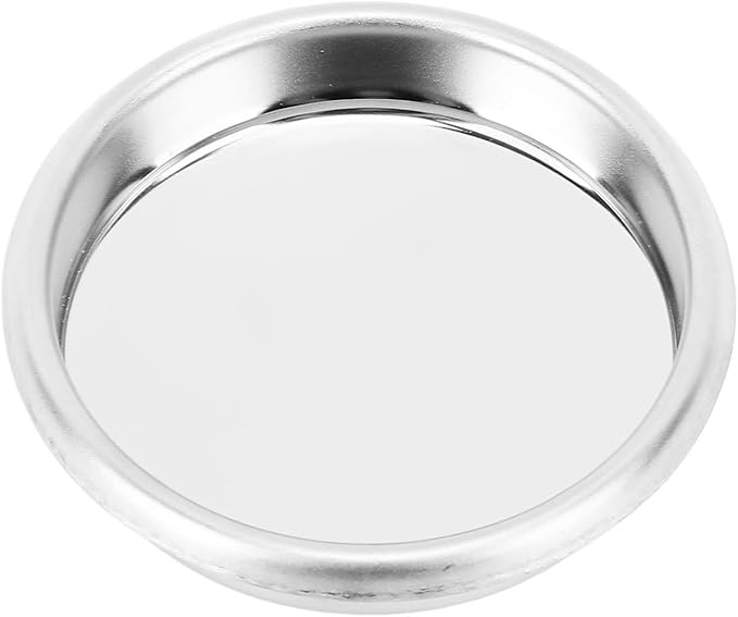 Backflush Inser, 51mm Stainless Steel Insert, 2in Coffee Machine Backflush Blind Filter, Silver 51mm Backflush Basket, Backflush Filter Espresso for Espresso Machines, 1Pcs