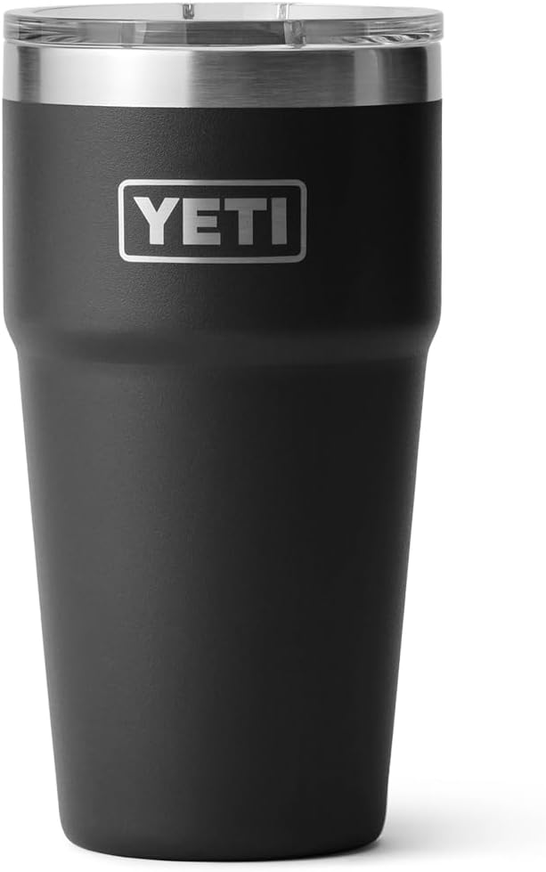 YETI Rambler 20 oz Stackable Tumbler, Stainless Steel, Vacuum Insulated with MagSlider Lid