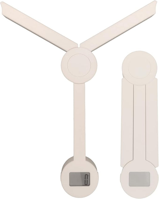 Portable Food Scale Travel Scale for Food, Small Folding Digital Kitchen Scale for Food, Collapsible Mini Pocket Scale Grams and Ounces, Ideal for Diet Calorie Control Compact Kitchen, Tripod White