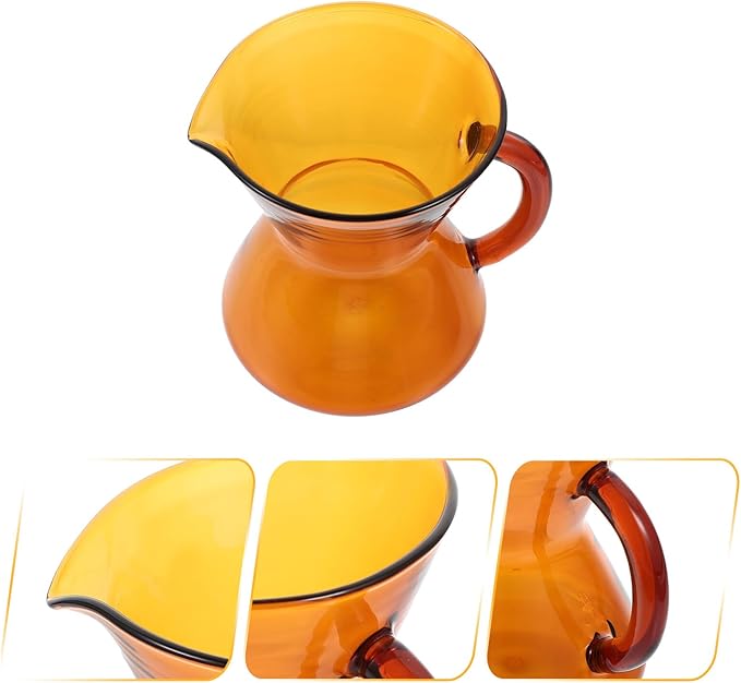 TOYANDONA Heat-resistant Glass Coffee Carafe with Spout Portable Hand-brewed Coffee Pot for Home and Travel Versatile Milk and Tea Jug Easy to Clean Stylish Mini Kettle