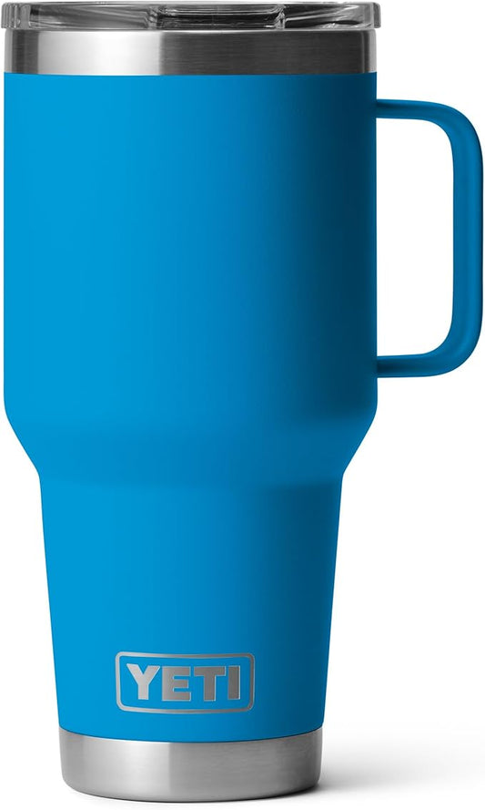 YETI Rambler 20 oz Travel Mug, Stainless Steel, Vacuum Insulated with Stronghold Lid