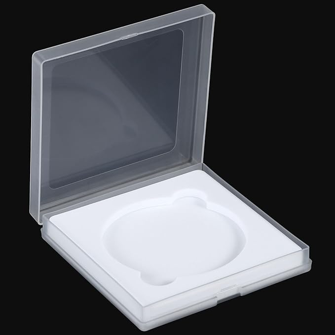 PATIKIL 77mm Lens Filter Case, 1pcs Camera Filter Case Portable Lens Filter Box Water Resistant Dustproof Plastic for Photography Filter Storage