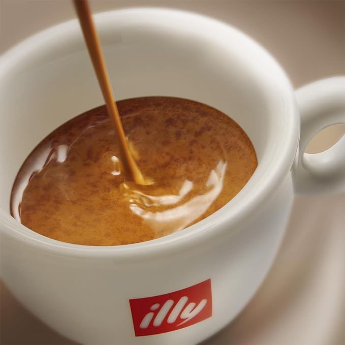 illy Ground Coffee Espresso - 100% Arabica Coffee Ground – Classico Medium Roast - Notes of Caramel, Orange Blossom & Jasmine - Rich Aromatic Profile - Precise Roast - No Preservatives – 4.4 Ounce