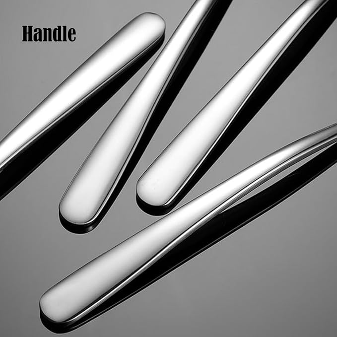 Demitasse Espresso Spoons, 304 Stainless Steel Mini Coffee Spoons for Dessert, Coffee, Tea, 4.7 Inch, 6 pcs Set