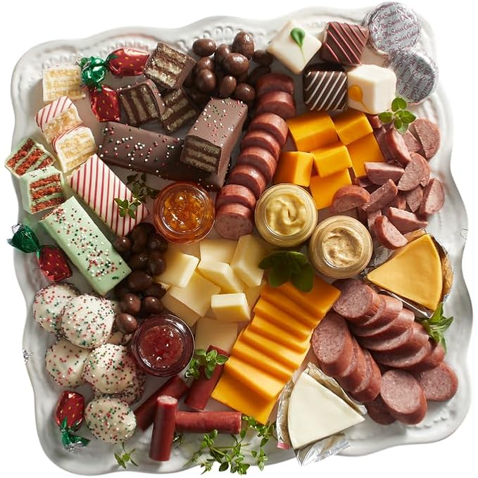 The Swiss Colony 27 Favorites, Ultimate Chocolate Collection, Petits Fours Assortment Bundle - Assorted Chocolates, Petits Fours, Tortes, Cheeses, Cookies, Candies, and Summer Sausage Meats