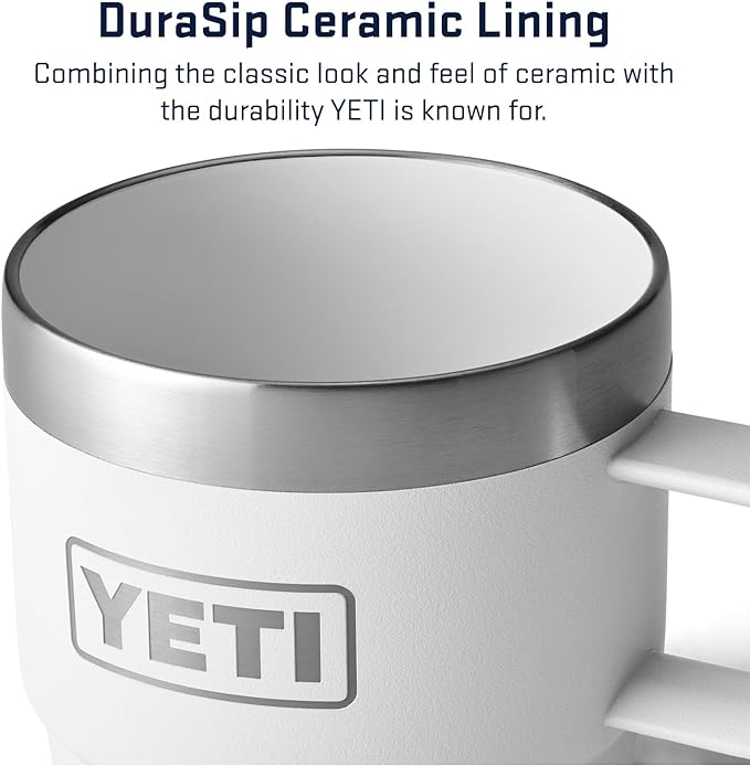 YETI Rambler 6 oz Stackable Mug, Stainless Steel, Vacuum Insulated Espresso/Coffee Mug, 2 Pack