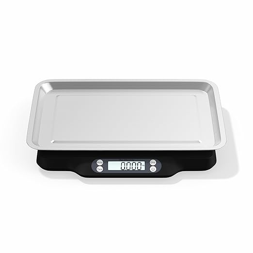 Helsevesen Digital Pet Scale(30kg/2g; 66lb/0.1oz), Postal Scale, Compact Shipping Scale, Compact Bench Scale, Digital Kitchen Scale