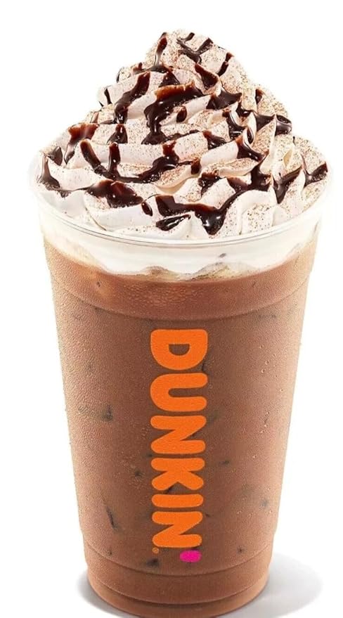 Dunkn Donnuts Mocha Syrup for Coffee, 64 oz Jug – Rich Chocolate Flavoring for Lattes, Iced Coffee, Frappes, Hot Drinks & More – Barista-Style, Commercial-Grade Syrup
