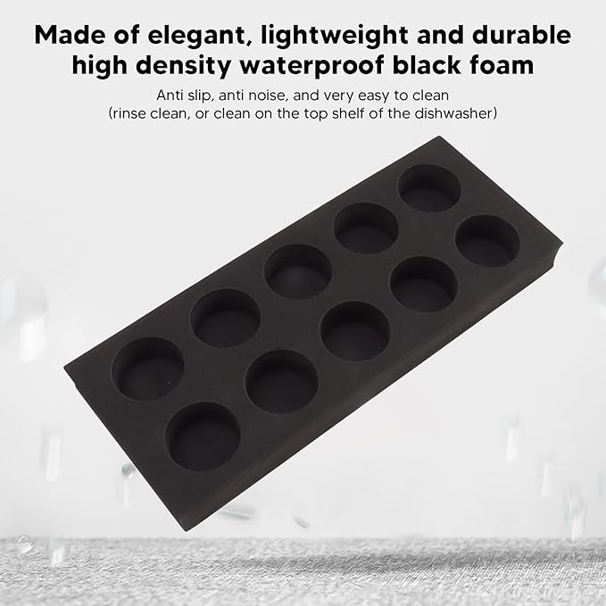 Topyond k cup drawer organizer,K Pod Storage,EVA Coffee Capsule Storage Container - Black Coffee Pod Holder for Organized and Convenient Coffee Storage in Home, Kitchen, or Office