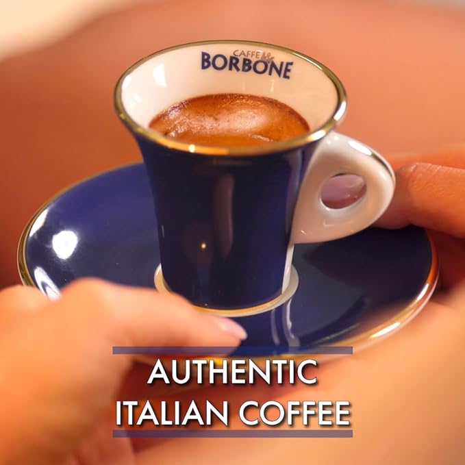 Caffè Borbone Whole Bean Coffee, Medium Roast Robusta Blend, Espresso Intenso, Strong and Creamy Italian Coffee, 2.2 lb Bag