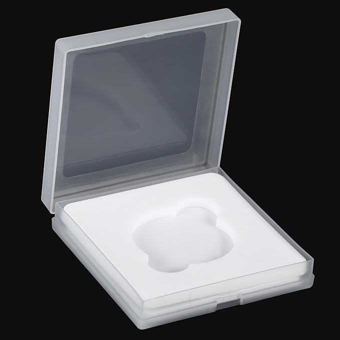 PATIKIL 46mm Lens Filter Case, 3pcs Camera Filter Case Portable Lens Filter Box Water Resistant Dustproof Plastic for Photography Filter Storage