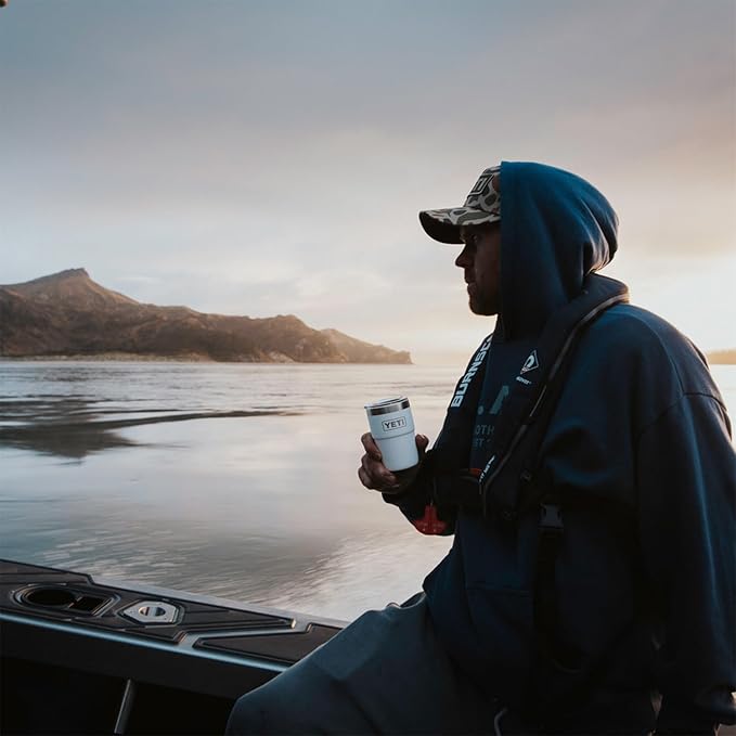 YETI Rambler 8 oz Stackable Cup, Stainless Steel, Vacuum Insulated Espresso Cup with MagSlider Lid