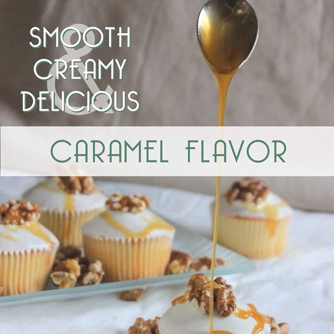 Joe’s Syrup Organic Flavored Syrup, Organic Caramel, 750 ml (3 Pack)