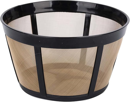 Blisshour Reusable Coffee Filter, Fits BUNN Coffee Maker, Replaces BUNN Filters (8-12 Cup)