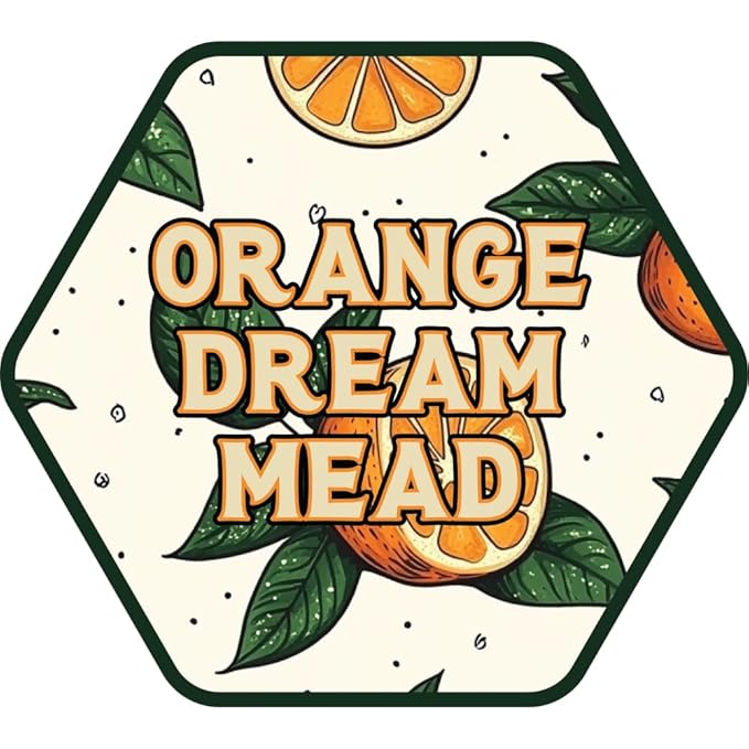 Craft A Brew - Mead Maker’s Choice - Orange Dream Mead Recipe Kit - Ingredients & Instructions for Mead Fermentation & Backsweetening – With Orange Blossom Honey - Makes 1 Gallon Sparkling Mead