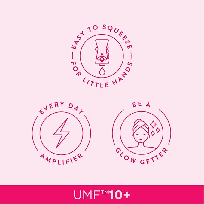 Manuka Honey New Zealand 100% Pure UMF 10+ MGO 261+ Squeezy Honey Raw & Unfiltered Certified Award Winning Silky Smooth Taste & Texture 12 Oz