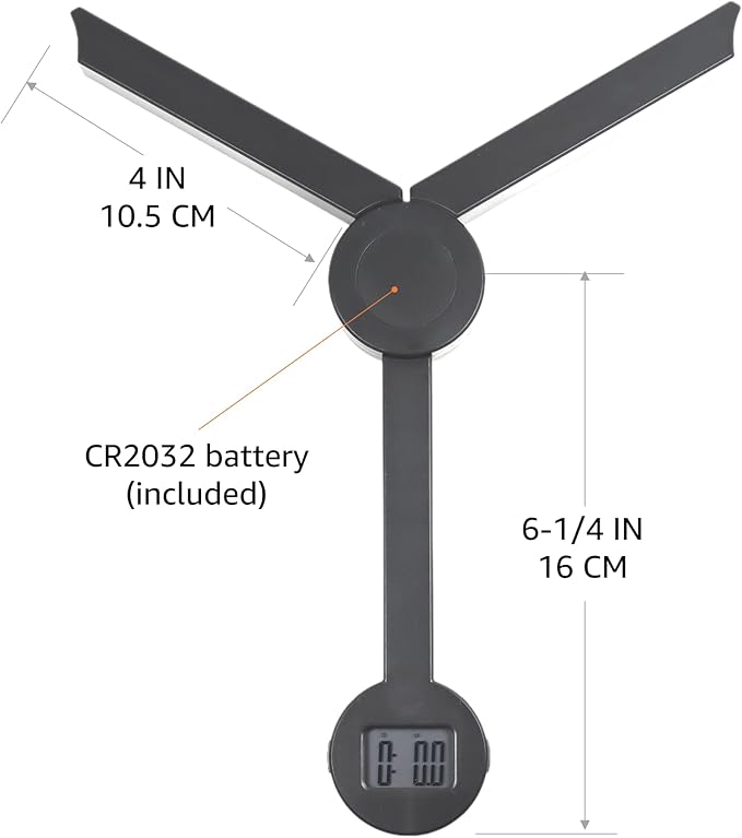 Portable Food Scale Travel Scale for Food, Small Folding Digital Kitchen Scale for Food, Collapsible Mini Pocket Scale Grams and Ounces, Ideal for Diet Calorie Control Compact Kitchen, Tripod White
