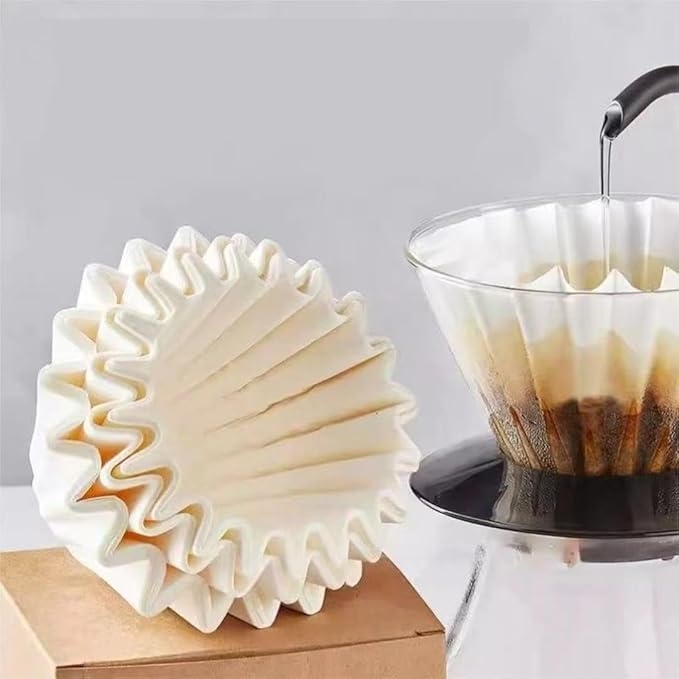 Large 12 Cup Coffee Filters, 500 Count, Commercial Basket Size 9.75 x 4.25 inches, Premium Quality, Tall Walls