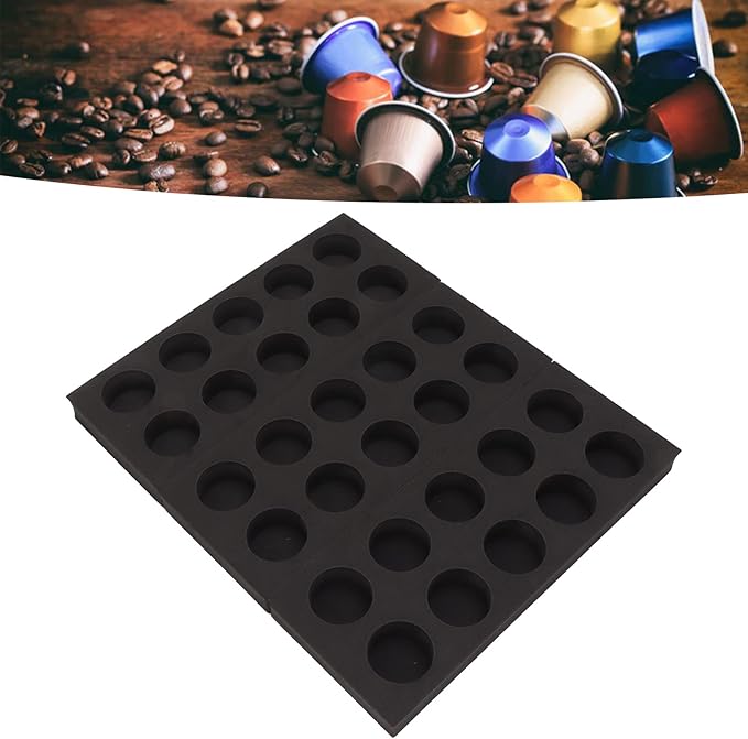 Topyond k cup drawer organizer,K Pod Storage,EVA Coffee Capsule Storage Container - Black Coffee Pod Holder for Organized and Convenient Coffee Storage in Home, Kitchen, or Office