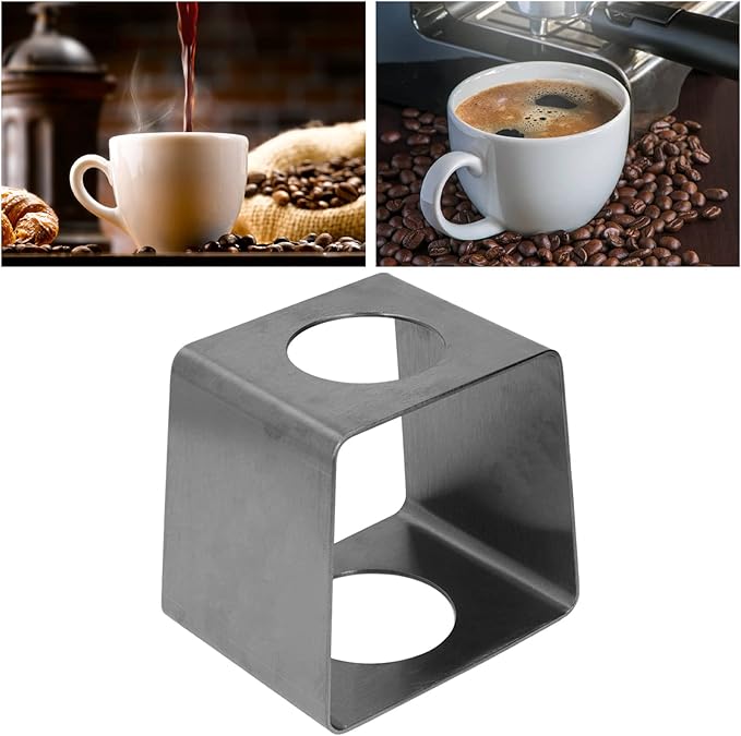 Coffee Dripper Stand, Coffee Filter Holder, Coffee Drip Rack Stainless Steel Lightweight Coffee Filter Cup Stand for Home Cafe Office(Black)