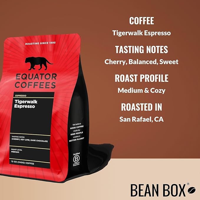 Bean Box Los Angeles Coffee Sampler, 2-Pack - Roasted by Equator Coffees, Gourmet Arabica Coffee, Variety Pack - Freshly Ground
