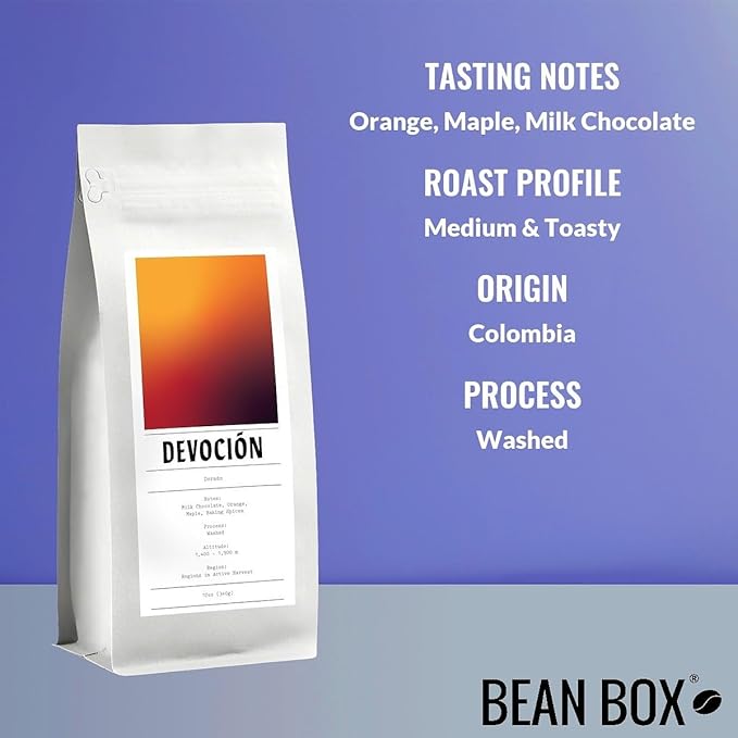 Dorado - Roasted by Devocion - Whole Bean Coffee - 12 Ounce Bag