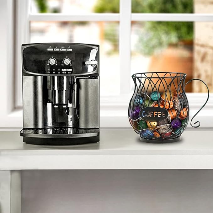 Coffee Pod Holder for K Cups, Coffee Capsule Holder, K Cup Holders for counter, Coffee Pod Storage Organizer, Kpod Container