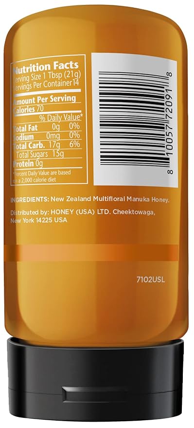 Manuka Doctor - MGO 80+ Squeezy Manuka Honey Value Bundle, Multifloral 100% Pure New Zealand Honey. Certified. Guaranteed. Raw. Non-GMO (10.58 oz) - 3 Pack