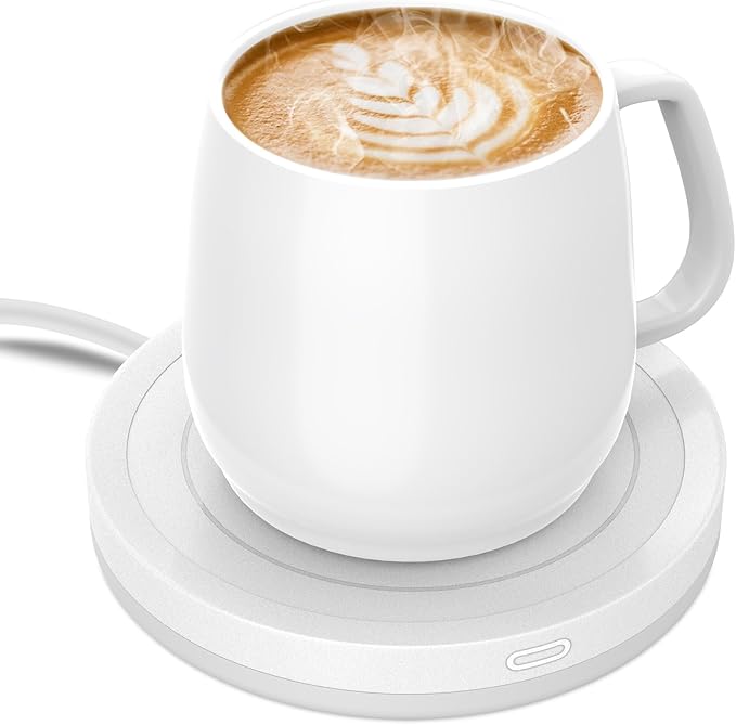 Smart Coffee Mug Warmer Candle Warmer Plate Safely Releases Scents Without a Flame Used as Candle Jar Warmer, Mug Warmer Cup Warmer Tea Warmer Desk Home Office