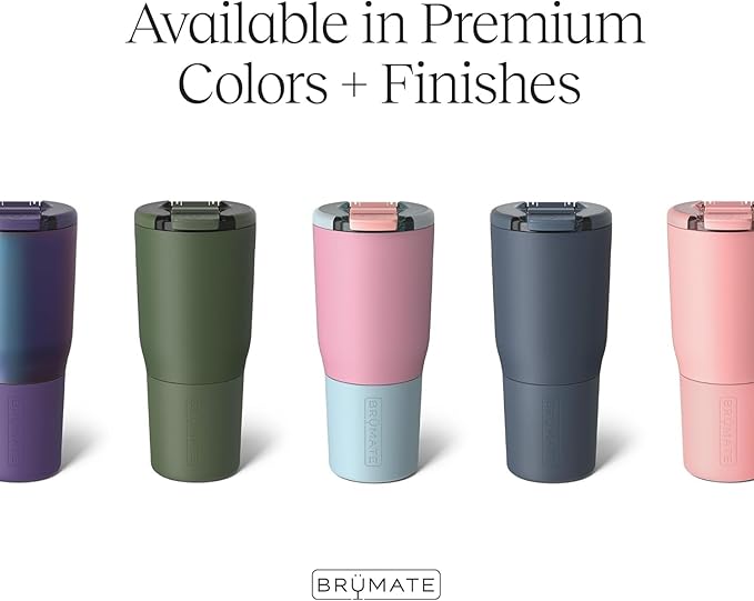 BrüMate Nav 25oz 100% Leak Proof Insulated Travel Tumbler with Magnetic BevLock™ Lid - Double Wall Cup-Holder Friendly Stainless Steel Mug (Juniper)