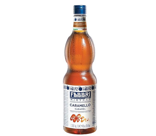 Fabbri Flavoring Syrup, Caramel, Made in Italy, 46 Ounce (1 Liter)