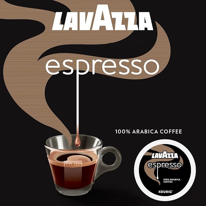 Lavazza Espresso Italiano Single-Serve Coffee K-Cups for Keurig Brewer, Medium Roast, 22 Count Box (Pack Of 4), 88Count