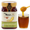 Raw Mountain Sidr Honey with Fresh Royal Jelly and Red Korean Ginseng | Sugar-Free, Gluten-Free, Natural Liquid Honey (500g / 17.6oz)