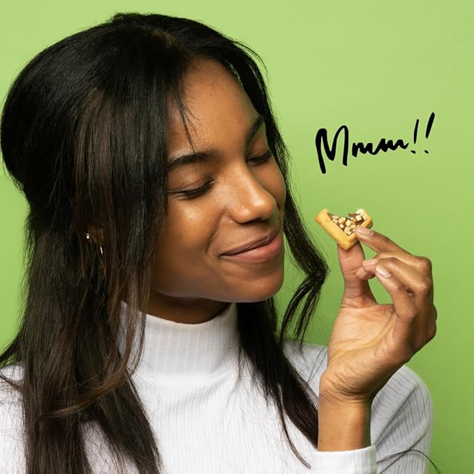 Michel et Augustin Cookies, Individually Wrapped Snacks, Gourmet Milk Chocolate & Hazelnut Shortbread, 15 French Butter Cookies