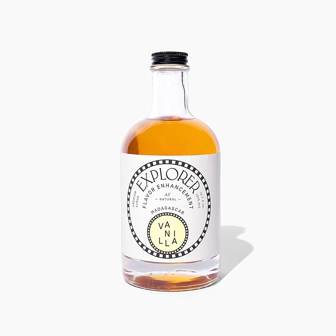 Explorer Cold Brew Coffee Concentrate & Syrup Bundle | Organic Regular Caffeine & Vanilla Coffee Syrup | Gluten Free Instant Liquid Mix | Iced or Hot