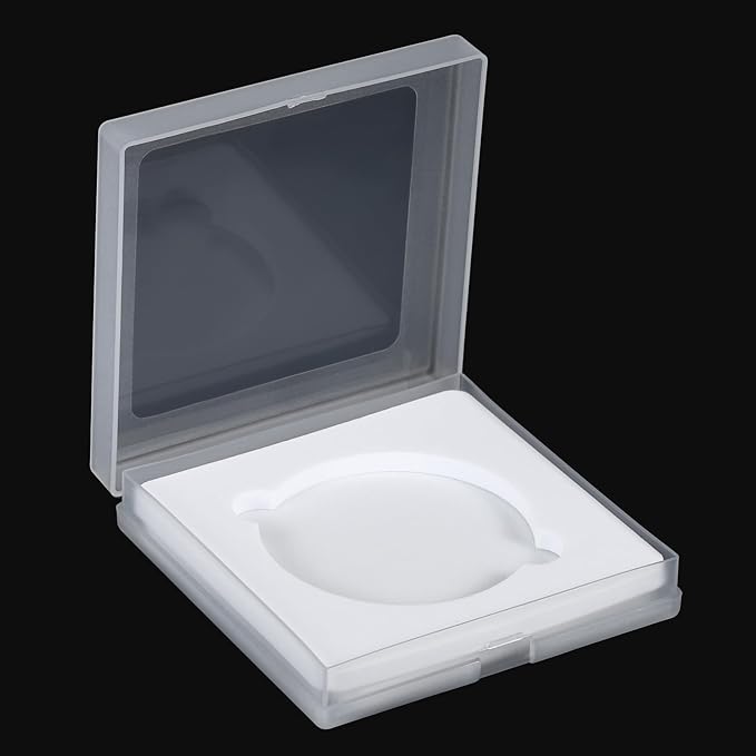 PATIKIL 58mm Lens Filter Case, 3pcs Camera Filter Case Portable Lens Filter Box Water Resistant Dustproof Plastic for Photography Filter Storage