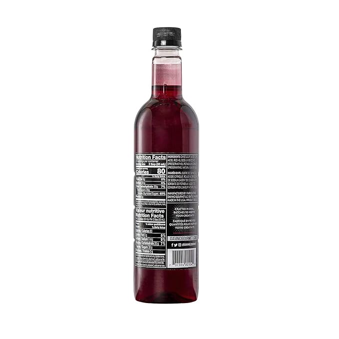 DaVinci Gourmet Classic Raspberry Syrup, 25.4 Fluid Ounces (Pack of 4)