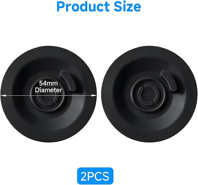 2PCS 54mm Espresso Backflush Cleaning Disc for Breville Machines, Rubber Backflush Disc Compatible with BES870XL BES878BSS BES880 BES840XL etc, Cleaning Kit Replacement Part for Breville