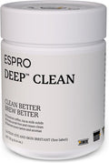 ESPRO Deep Clean Coffee Maker Cleaner & Descaler Powder for Espresso Machines, French Press & Coffee Pots – Coffee Descaler and Cleaner Removes Oils, & Milk Residue 4.4 oz