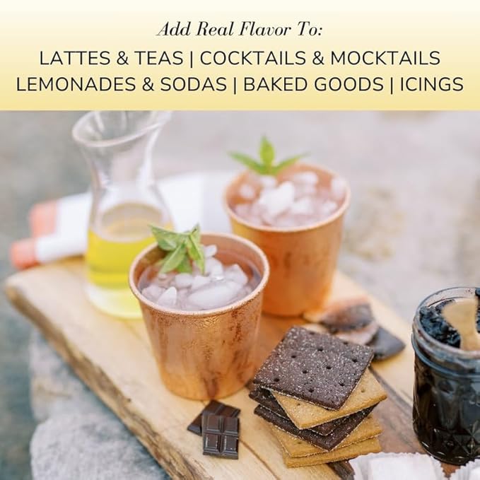 Sonoma Syrup Co. White Ginger Infused Simple Syrup 12.7 fl oz | for Cocktails, Tea, and Baking | Hand Crafted in the USA