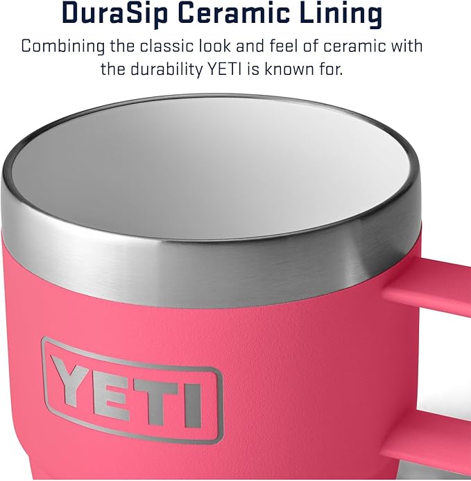 YETI Rambler 6 oz Stackable Mug, Stainless Steel, Vacuum Insulated Espresso/Coffee Mug, 2 Pack
