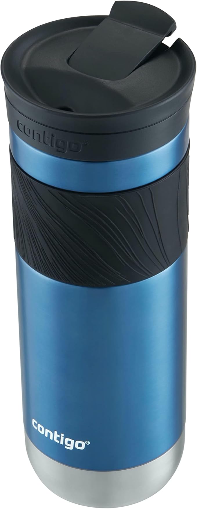 Contigo Byron Vacuum-Insulated Stainless Steel Travel Mug, 20oz - Leak-Proof Lid, BPA-Free, Blue Corn - Perfect Reusable Cup for Coffee or Water; hot and cold beverage holder (Pack of 4)