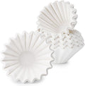 Segarty 150 Pack 1-4 Cup Coffee Filters Disposable, 7.2in Paper Basket Coffee Filter Bar Accessories for Pour Over Maker, White Paper Coffee Liners for Brewer Dripper Machine for Home Cafeteria Office