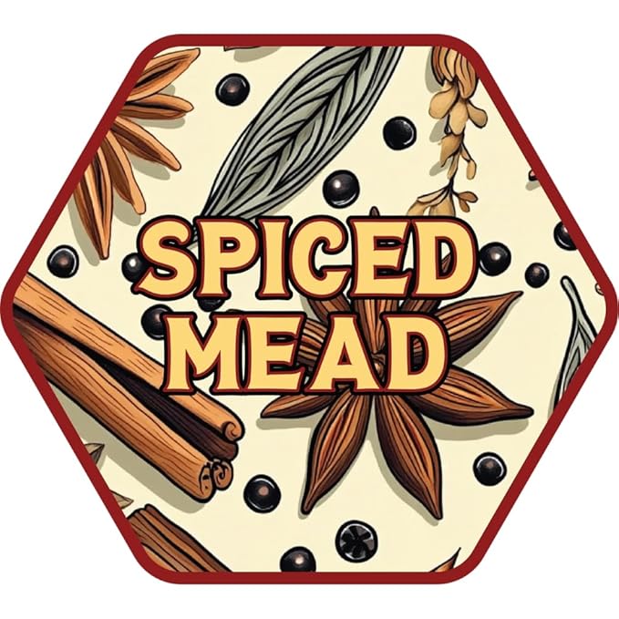 Craft A Brew - Mead Maker’s Choice - Spiced Mead Recipe Kit - Ingredients & Instructions for Mead Fermentation & Backsweetening – With Orange Blossom Honey - Makes 1 Gallon Still Mead